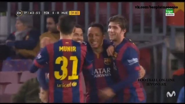 Кубок Испании 2014/15. 1/16 финала. Ответный матч. Барселона - Уэска 8:1