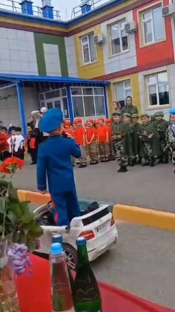 Тем временем в Дагестане прошла своя репетиция парада Победы .в честь 80 летия Победы.