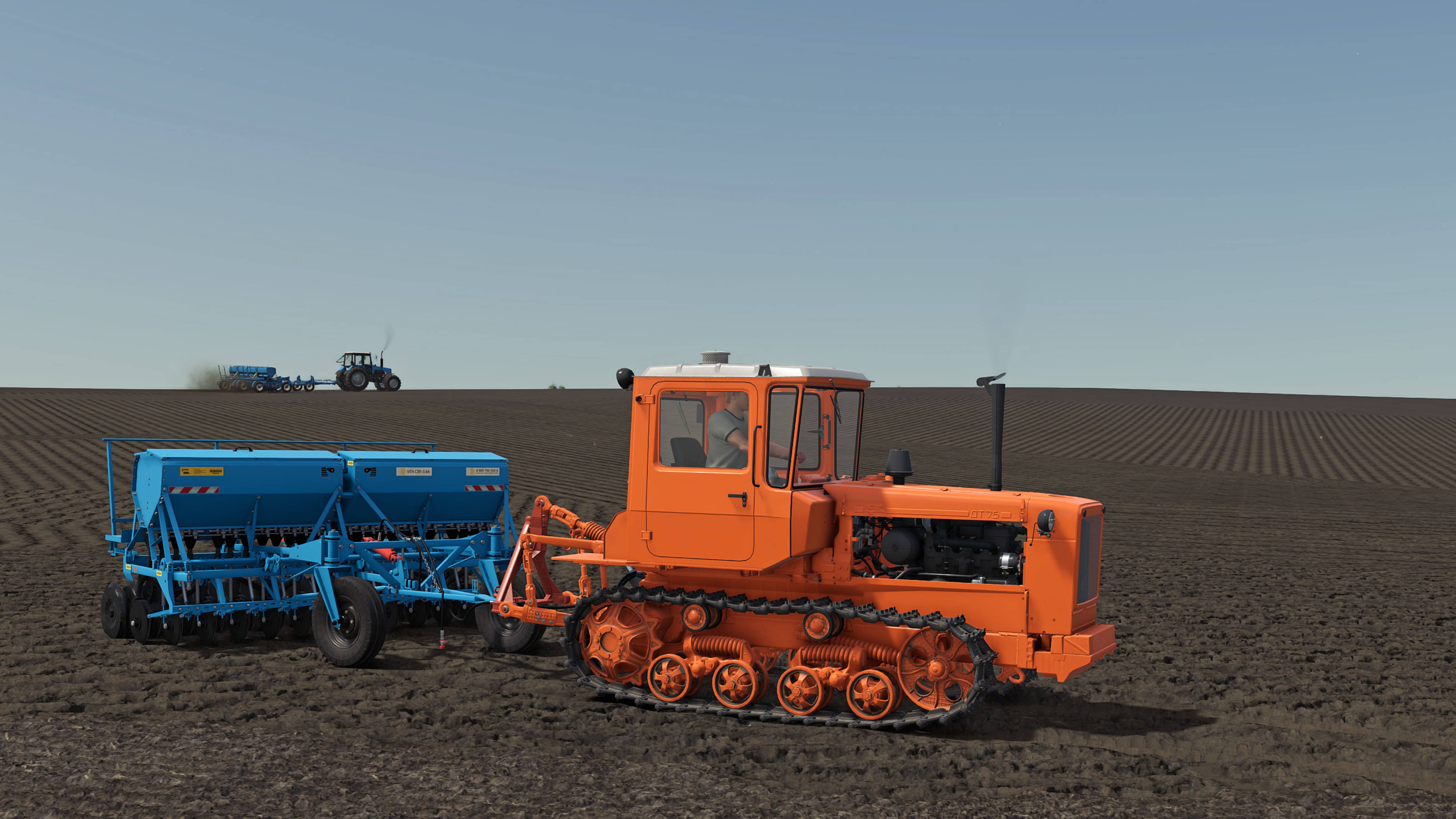 Farming Simulator 25 / Карта Szpakowo #01 Посевная ДТ-75, МТЗ-1221, Т-150К, К-700А, Беларус 3022ДС