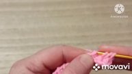 тунисское вязание узорчик Соты