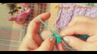 Очень красивый узор спицами // плетенка из кос