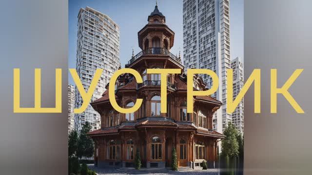 Архитектура мечты в соавторстве с нейросетью. Волшебник и искусственный интеллект. ШУСТРИК