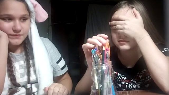 3 карандаша , ручки ,фломастер челендж за 5 мин