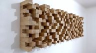 Отделываем беседку 3D панелями из брусков своими руками