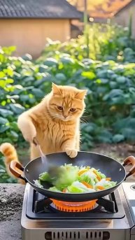 Котик - повар, который снова научит вас готовить