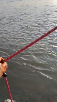 продолжаю бросать магнит на реке