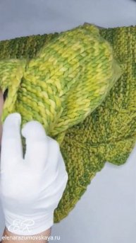 Очень стильный и тёплый комплект улетает к своей хозяйке💚💛💚