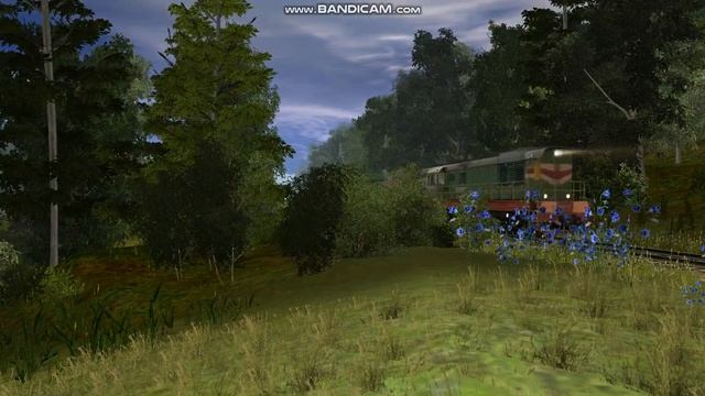 ЧМЭ3-6747 С Грузовыми Вагонами В Trainz Simulator 2012