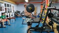 Аполлон-аксель на бицепс. 50кг х6. Дмитрий Горбачев