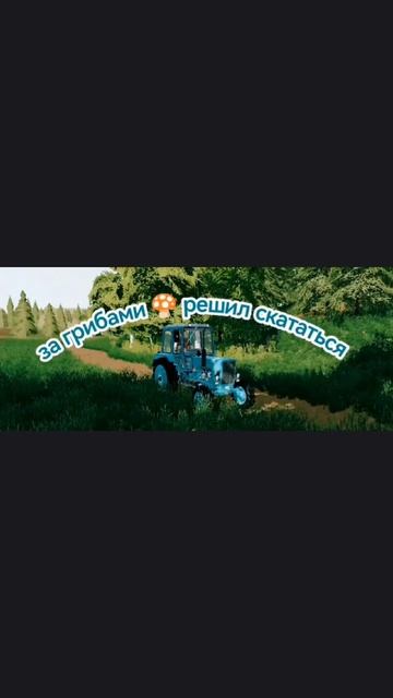 За грибами решил скататься на МТЗ #МТЗ #fs20