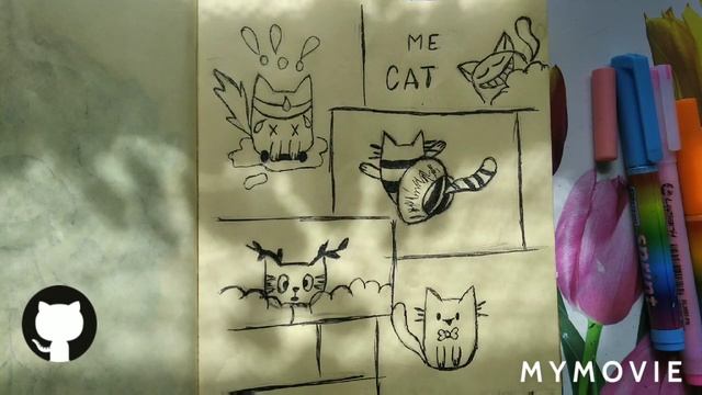 Рисую милых котиков😼
