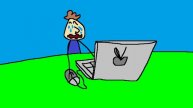 Garfielf installs Windows 10 on Jon's Computer