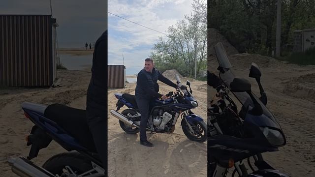 Сегодня проехали 250 км по Краснодарскому краю на Yamaha FZS Yamaha FAZER.