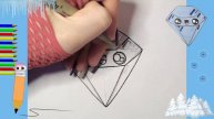 Как нарисовать МИЛЫЙ. просто, Рисунки для начинающих Алмаз