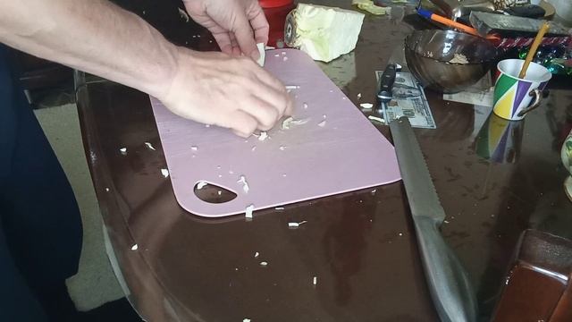 Как ПОСОЛИТЬ КАПУСТУ и нарезать тонко. НЕВЕРОЯТНО, но получилось.