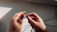 Открытый наборный край спицами
