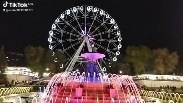 Светомузыкальный фонтан после ремонта в Ростове-на-Дону. май 2025 г. #фонтан #ростовнадону