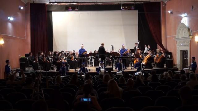 Ансамбль барабанщиков 12/15 с Череповецким симфоническим оркестром на фестивале "Весна Надежд"