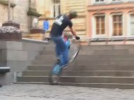 BMX-фристайл. Трюки на велосипеде