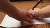 Вырезаем зайчика из бумаги ч.1