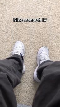 Распаковка Nike монарх 4