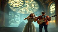 Violin and electric guitar metal music 46