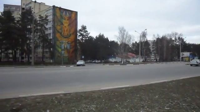 Картина на здании г. Солигорск (The picture on the front Soligorsk)