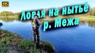 Ловля на нытьё. Река Межа Тверская область