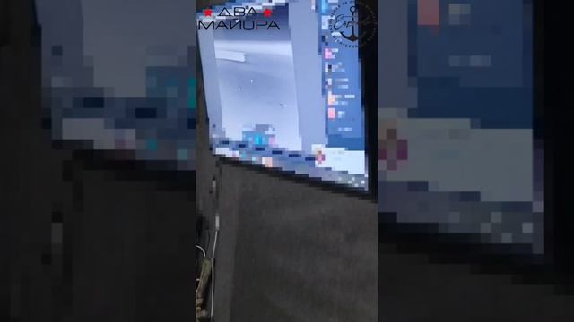 Кадры подготовки разведдрона Морского отряда СпН к полету.