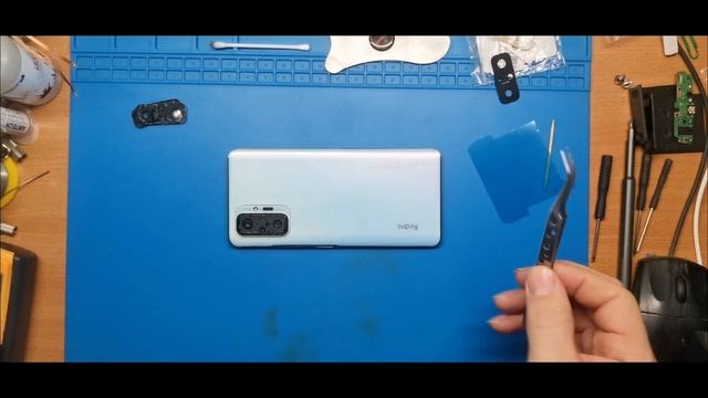 Redmi note 10 замена стекла камеры