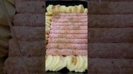 Готовим куриные колбаски в духовке, с картошкой#фаршкуриный#куриныеколбаски#вдуховке