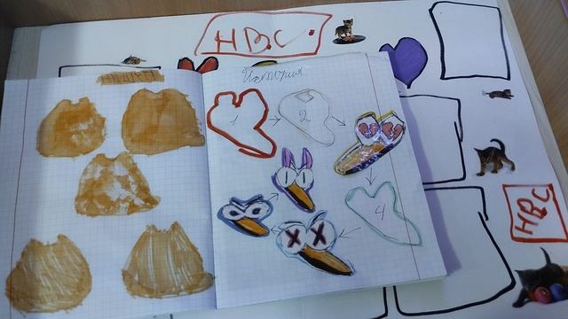 распаковка бумажных сюрпризов