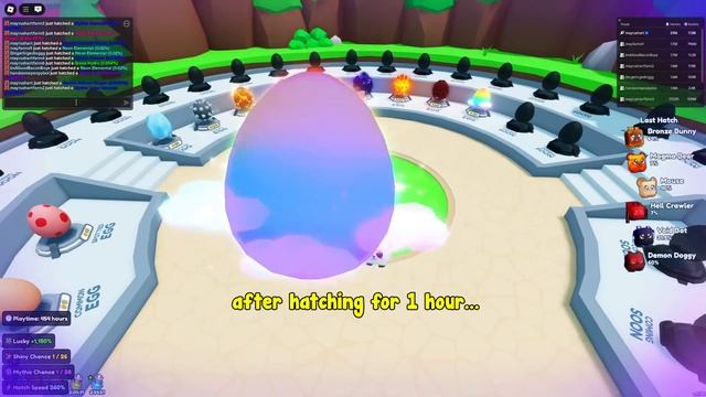 OMG! I Finally Hatched A Secret Pet In Bubble Gum Simulator INFINITY!