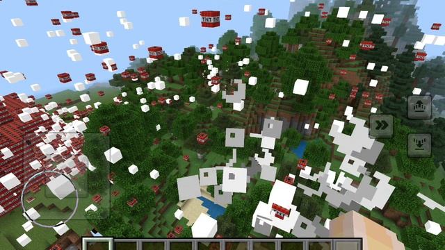 взорвали 10,000 TNT в майнкрафт! #1