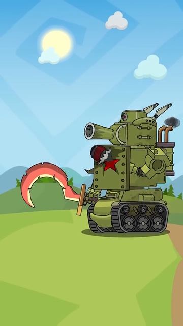 Robo Stalin dominates World of Tanks #shorts #homeanimations #cartoon #animation #tank