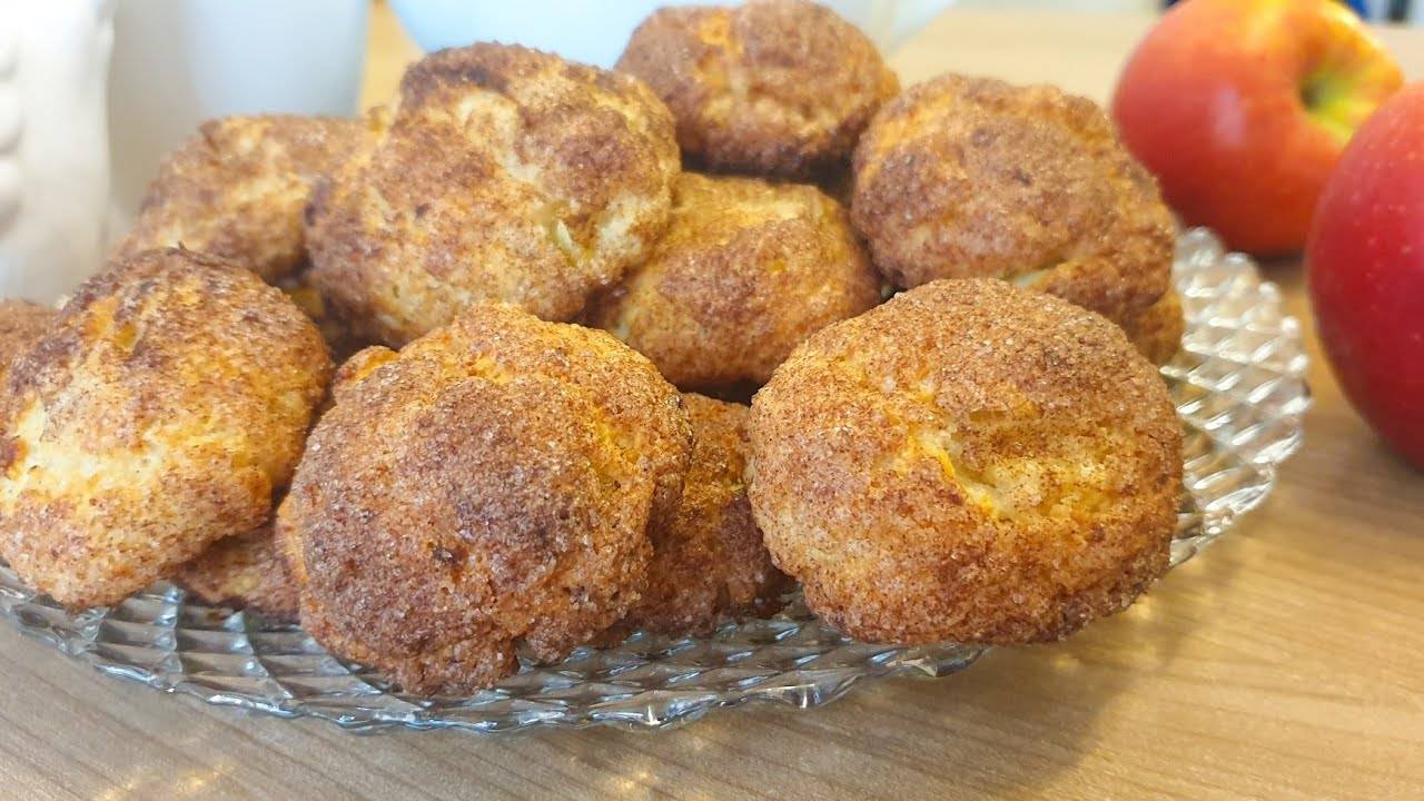 🍪 ТВОРОЖНОЕ ПЕЧЕНЬЕ на растительном масле с ЯБЛОКАМИ – Воздушное, нежное, тает во рту!