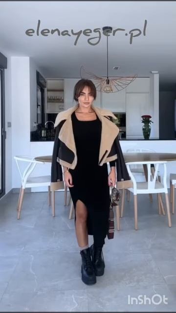 #suknia #dress #coat #kurtka #look #odzież  #garderoba #casual #damska #sukienka  elenayeger.pl