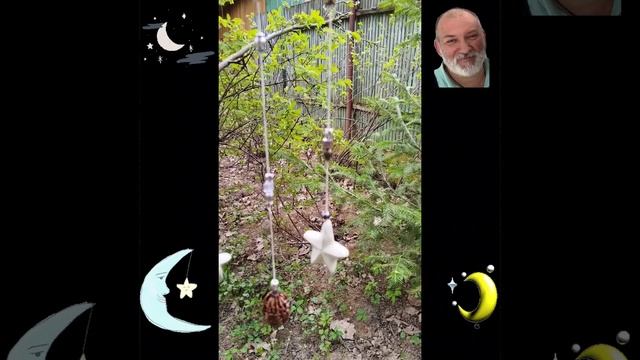 Месяц ловец снов резьба