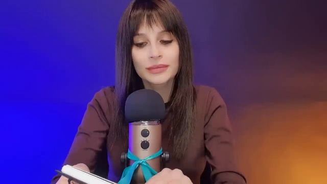 Fairy ASMR. Тихий голос, звуки рта, движения рук, блокнот.
