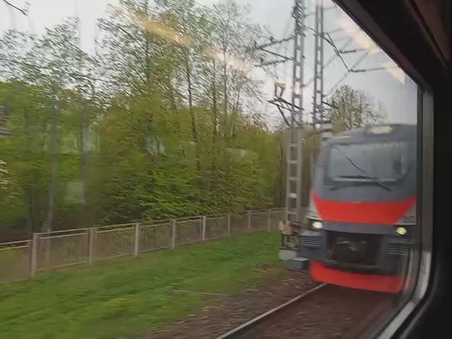 МЦД-1, от Новодачной до Хлебникова, через г. Долгопрудный