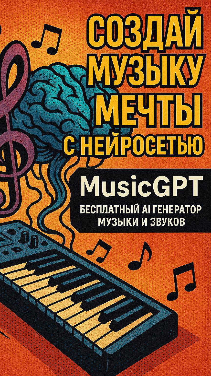 Музыка БЕЗ Авторских Прав? Легко! (MusicGPT)