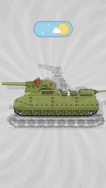 Светлый и Темный режим ТАНКОВ №2  #shorts #homeanimations #cartoon #animation #мультик #tank
