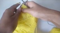 кофточка спицами розовый рай. часть2