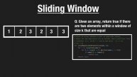 1. Sliding Window Fixed