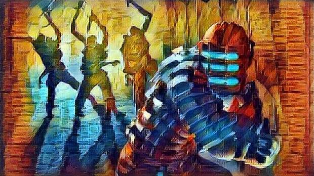 РУГАЮСЬ на первый и второй DEAD SPACE