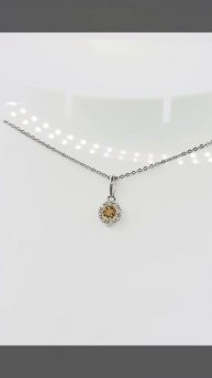 Подвеска с цитрином