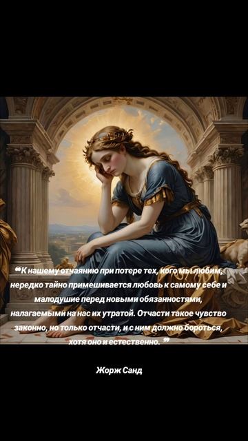 Потеря, отчаяние, малодушие