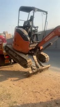 212M views 😱 mini hitachi video ,Tata 23 machine shifting Earthmover #shortsfeed #subcribemychannel