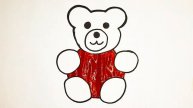 bolalar uchun ayiqcha rasim chizish ayiq рисуем медвежонка для детей drawing a bear cub for childre