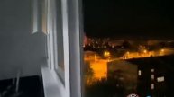 Момент прилета российского дрона камикадзе "Герань" по объекту противника в Харькове.